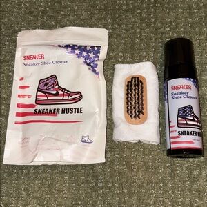 SNEAKER SHOE CLEANER SNEAKER HUSTLE WITH CLOTH & BRUSH
